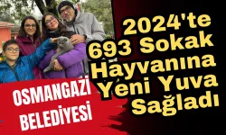 Osmangazi Belediyesi 2024'te 693 Sokak Hayvanına Yeni Yuva Sağladı