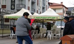 Şehit Astsubay Hüseyin İpek İçin Taziye Çadırı Kuruldu