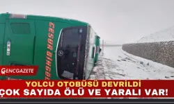 Yolcu Otobüsü Devrildi, Çok Sayıda Ölü ve Yaralı Var!