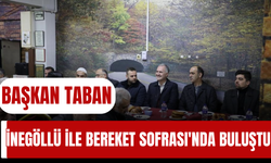 Başkan Taban, İnegöllü ile Bereket Sofrası'nda Buluştu