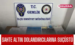 Gemlik'te Sahte Altın Dolandırıcıları Suçüstü Yakalandı