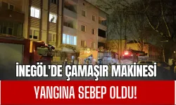 İnegöl'de Çamaşır Makinesi Yangına Sebep Oldu!