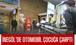 İnegöl’de Otomobil Çocuğa Çarptı