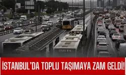 İstanbul’da Toplu Taşımaya Zam Geldi!