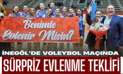 Voleybol Sahasında Sürpriz Evlenme Teklifi