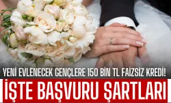 Yeni Evlenecek Gençlere 150 Bin TL Faizsiz Kredi! İşte Başvuru Şartları