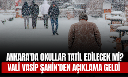 Ankara'da Okullar Tatil Edilecek mi? Vali Vasip Şahin’den Açıklama Geldi