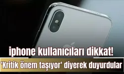 iPhone Kullanıcıları Dikkat! Apple’dan Kritik Güvenlik Güncellemesi