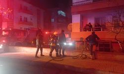 Çorum'da alevlere teslim olan apartmandaki 6 kişi dumandan etkilendi