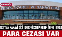 İTSO’dan Sanayi Sicil Belgesi Sahiplerine Önemli Uyarı: Yıllık İşletme Cetvelini Zamanında Bildirin!