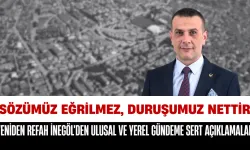 Yeniden Refah İnegöl'den Ulusal ve Yerel Gündeme Sert Açıklamalar: 'Sözümüz Eğrilmez, Duruşumuz Nettir'