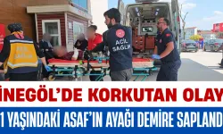 İnegöl’de Korkutan Olay: 11 Yaşındaki Asaf’ın Ayağı Demire Saplandı