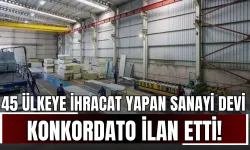 45 Ülkeye İhracat Yapan Türk Sanayi Devi Konkordato İlan Etti!