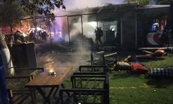 Kafe alevlere teslim oldu: Faciadan dönüldü