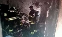 Ateşle oyun evi kullanılmaz hale getirdi