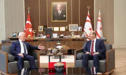 Başkan Mustafa Bozbey KKTC'de Cumhurbaşkanı Ersin Tatar'la Görüştü