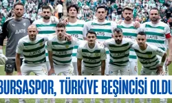 Bursaspor, Türkiye Beşincisi Oldu