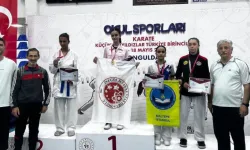 İnegöllü Ela Mutlu, Türkiye Karate Şampiyonası'nda birinci oldu
