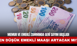En Düşük Emekli Maaşı Artacak mı? Zam Oranlarında İlk Rakamlar Ortaya Çıktı