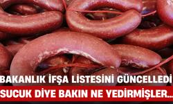 Bakanlık İfşa Listesini Güncelledi! Sucuk Diye Bakın Ne Yedirmişler...