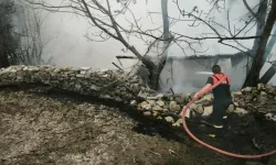 Barakada Çıkan Yangında 100 Tavuk Telef Oldu