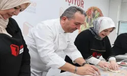 Bursa Protokolünün Eşleri Cantık İçin Mutfakta Buluştu