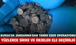 Bursa'da Jandarma'dan Tarihi Eser Operasyonu: Yüzlerce Sikke ve Objeler Ele Geçirildi