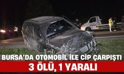 Bursa’da Otomobil ile Cip Çarpıştı: 3 Ölü, 1 Yaralı