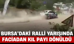 Bursa’daki Ralli Yarışında Faciadan Kıl Payı Dönüldü