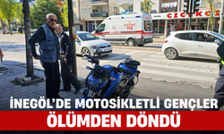 İnegöl'de Motosiklet Kazası: 2 Yaralı