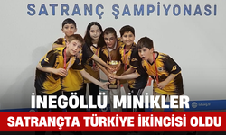 İnegöllü Minikler Satrançta Türkiye İkincisi Oldu