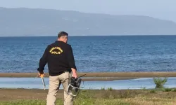 İznik Gölü Kenarında Patlamamış Top Mermisi Bulundu