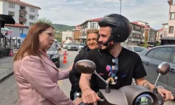 Kasksız Yolcu, Trafik Uygulamasında Valiye Yakalandı