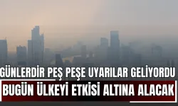Günlerdir Peş Peşe Uyarılar Geliyordu: Bugün Ülkeyi Etkisi Altına Alacak!