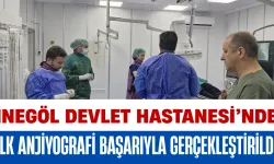 İnegöl Devlet Hastanesi’nde İlk Anjiyografi Başarıyla Gerçekleştirildi