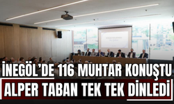 İnegöl’de 116 Muhtar Konuştu, Alper Taban Tek Tek Dinledi!