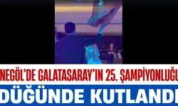 İnegöl’de Galatasaray’ın 25. şampiyonluğu düğünde kutlandı