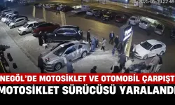 İnegöl’de Motosiklet ve Otomobil Çarpıştı: Motosiklet Sürücüsü Yaralı