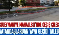 İnegöl'de vatandaşlardan yaya geçidi talebi: Süleymaniye Mahallesi’nde geçiş çilesi