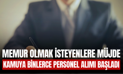 Memur Olmak İsteyenlere Müjde: Kamuya Binlerce Personel Alımı Başladı