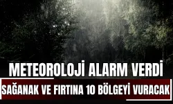 Meteoroloji Alarm Verdi: Sağanak ve Fırtına 10 Bölgeyi Birden Vuracak!