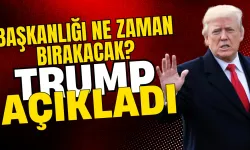 Trump Başkanlığı Ne Zaman Bırakacağını Açıkladı!