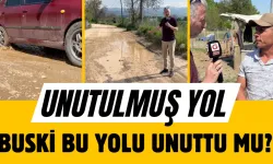 Unutulmuş yol! BUSKİ Bu yolu unuttu mu?