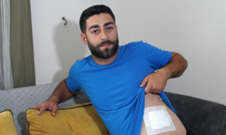 Bayramlaşmaya gitti, karnına yorgun mermi isabet etti