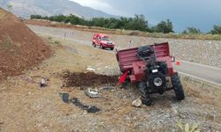 Devrilen çapa motorunun altında kalan sürücü hayatını kaybetti