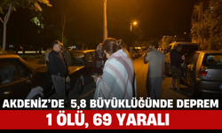 Akdeniz'de 5,8 Büyüklüğünde Deprem: 1 Ölü, 69 Yaralı