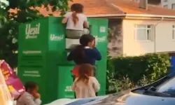 Bursa'da Canlarını Hiçe Sayarak Giysi Kumbarasından Kıyafet Çaldılar