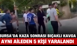 Bursa’da Kaza Sonrası Bıçaklı Kavga: Aynı Aileden 5 Kişi Yaralandı
