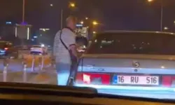 Bursa’da Trafik Kavgası: Sürücünün Önünü Kesip Camını Yumrukladı