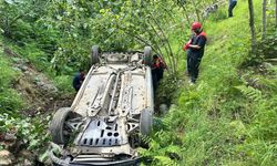 Giresun'da trafik kazası: 1 ölü, 1 yaralı